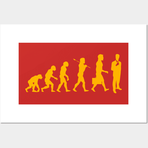 Barney Stinson Evolution Wall Art by Meta Cortex